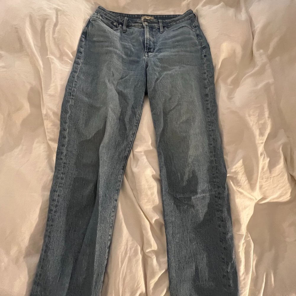 Madewell Tall Curvy Perfect Vintage Straight Jean in Hoye Wash